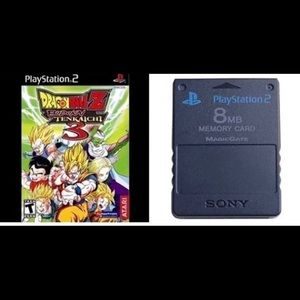PS2: 8MB Memory Card Saved Game Data - Dragon Ball Z: Budokai Tenkaichi 3